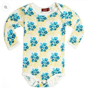 NWT MILKBARN Sky Floral Bamboo Long Sleeve One Piece